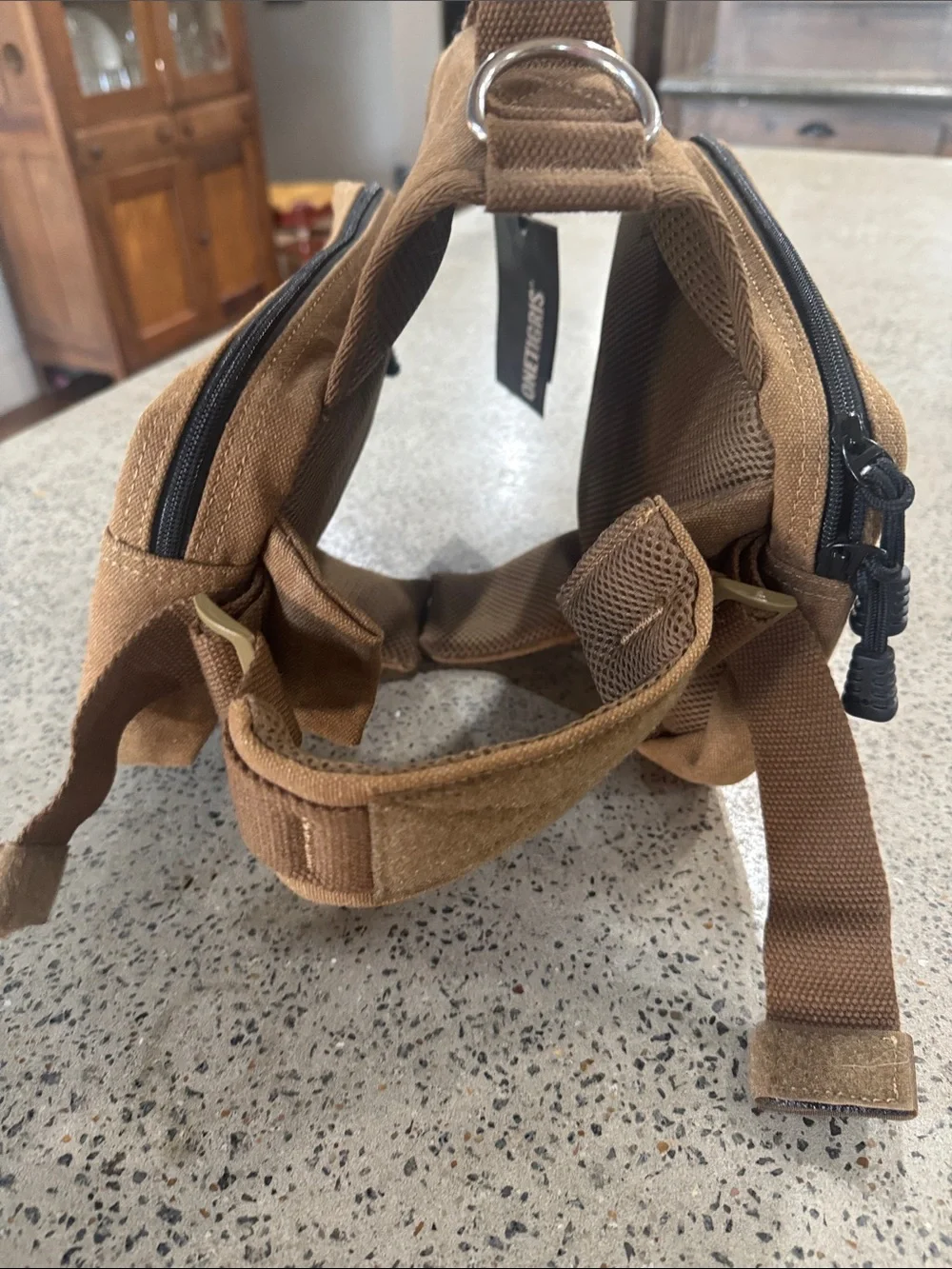 NWT OneTigris Canvas Dog Harness/Utility Backpack for medium to large dog